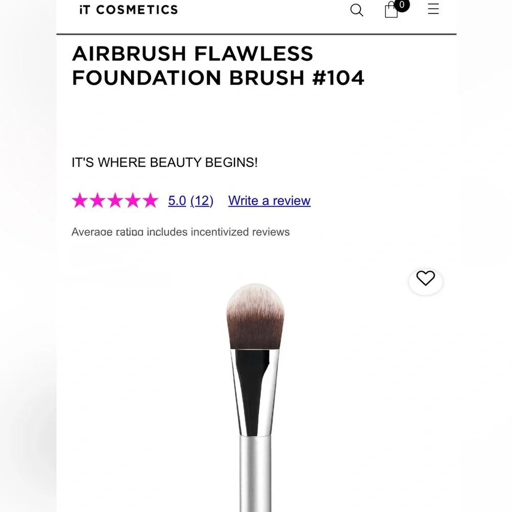 IT Cosmetics Foundation Makeup Brush